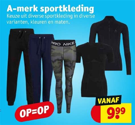 sportkleding aanbiedingen